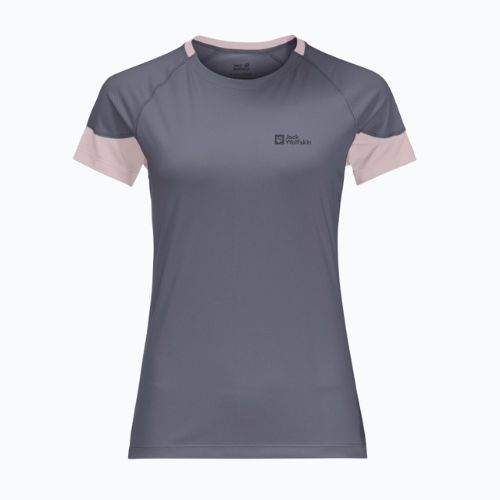 Dámské trekingové tričko Jack Wolfskin Narrows šedé 1807363