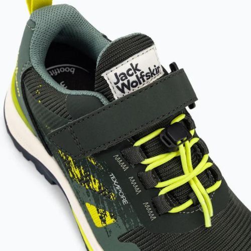 Jack Wolfskin Vili Hiker Texapore Low dětské turistické boty zelené 4056831_4136_350
