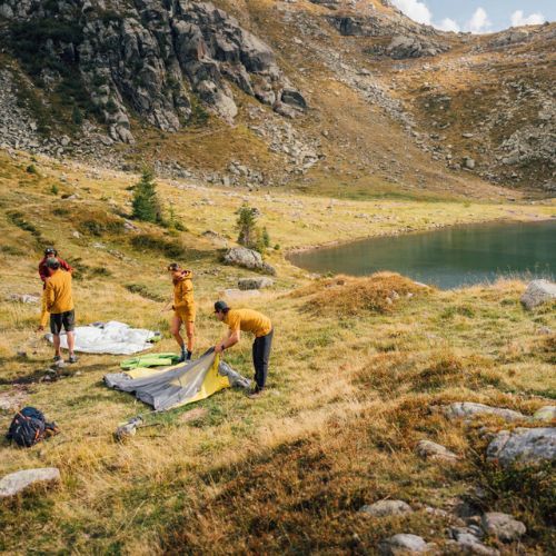 Trekingový stan Salewa Litetrek III pro 3 osoby šedý 00-0000005623