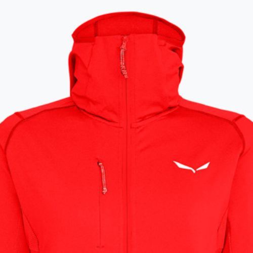 Salewa dámská fleecová mikina Agner Hybrid PL/DST FZ Hoody červená 00-0000027372