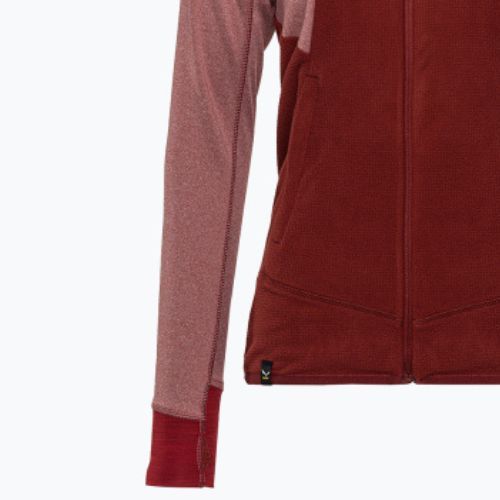 Salewa Puez Hybrid PL FZ Hoody dámská fleecová mikina červená 00-0000027389