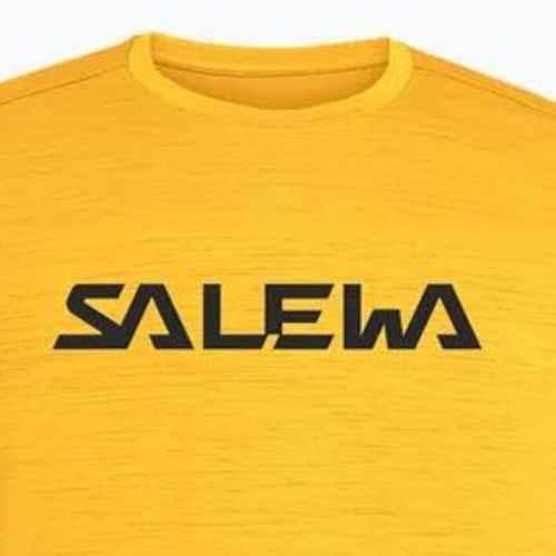 Salewa pánské trekové tričko Puez Hybrid 2 Dry žlutá 27397