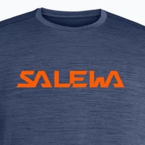 Pánské trekové tričko Salewa Puez Hybrid 2 Dry navy blazer melange 27397