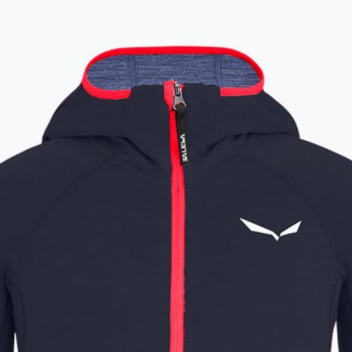 Salewa Puez Hybrid PL FZ Hoody dětská fleecová mikina tmavě modrá 00-0000027769