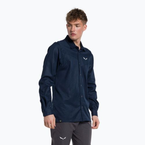 Pánské trekové tričko Salewa Fanes Hemp navy blue 00-0000028298
