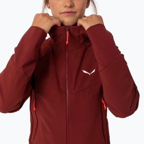Salewa dámská softshellová bunda Agner DST vínová 00-0000028301