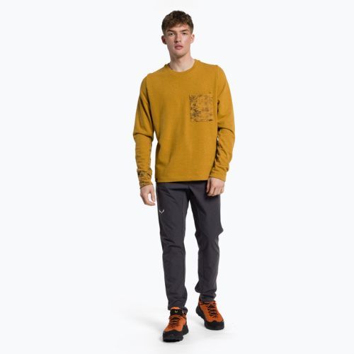 Salewa pánská trekingová mikina Lavaredo Hemp Pullover brown 00-0000028547