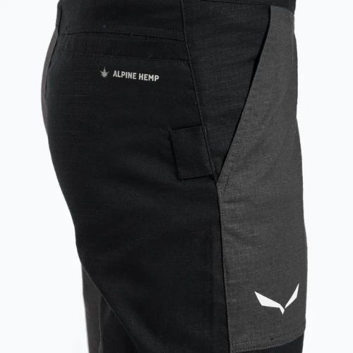 Salewa Lavaredo Hemp Ripstop pánské lezecké šortky černé 00-0000028552
