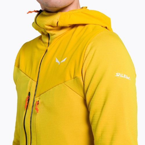 Salewa pánská trekingová mikina Agner Polarlite s kapucí žlutá 00-0000028557