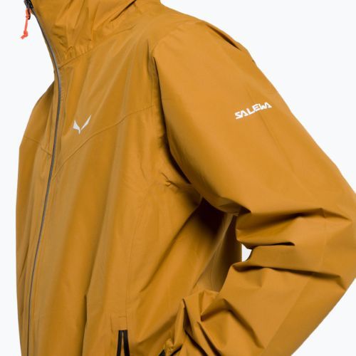 Salewa pánská bunda do deště Puez Aqua 4 PTX 2.5L hnědá 00-0000028615