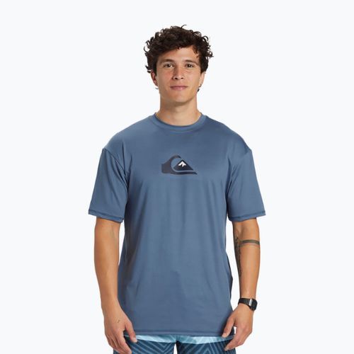 Quiksilver Solid Streak pánské tričko UPF 50+ námořnická modrá EQYWR03386-BYG0