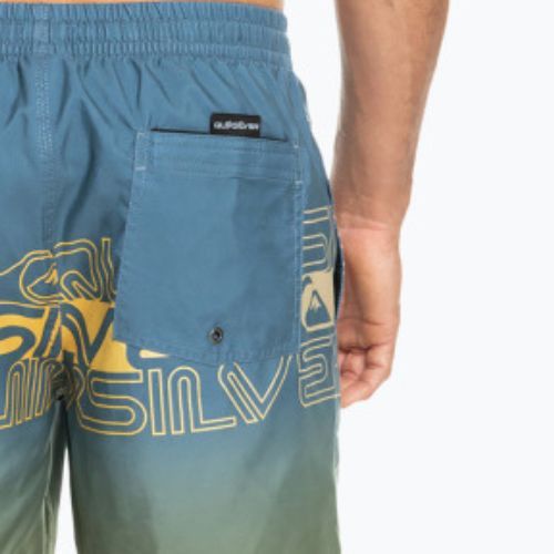Pánské plavecké šortky Quiksilver Everyday Wordblock Volley 17" modré EQYJV04005-BYG6