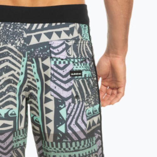 Pánské barevné plavecké šortky Quiksilver Highlite Scallop 19 EQYBS04761-BSL6