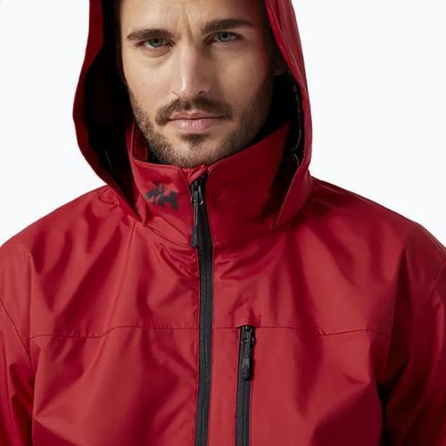 Pánská bunda Helly Hansen Crew Hooded červená 33875_162