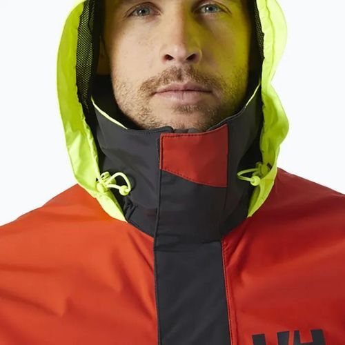 Pánská jachtařská bunda Helly Hansen Newport Coastal patrol orange