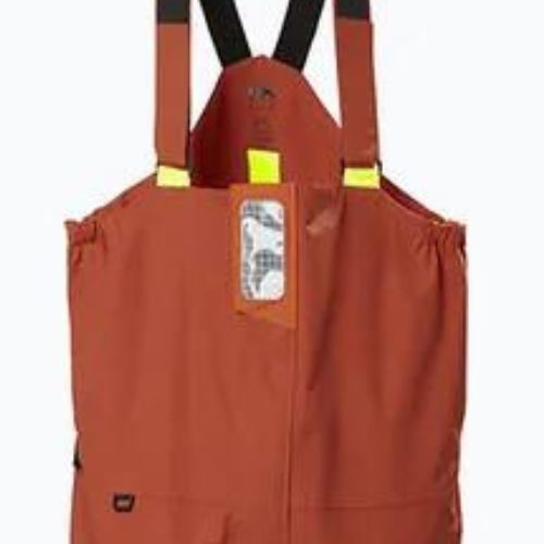 Helly Hansen pánské plachetnicové kalhoty Newport Coastal Bib red 34267_308