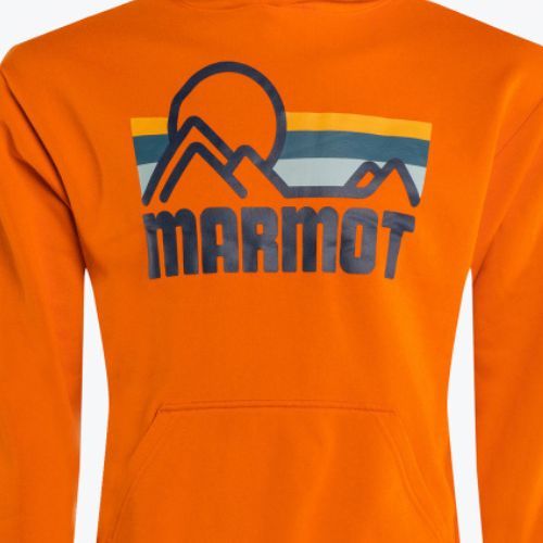 Pánská trekingová mikina Marmot Coastal Hoody oranžová M14258215