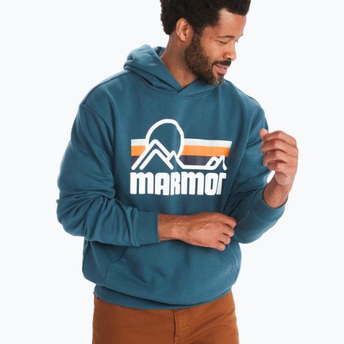 Pánská trekingová mikina Marmot Coastal Hoody světle modrá M1425821541