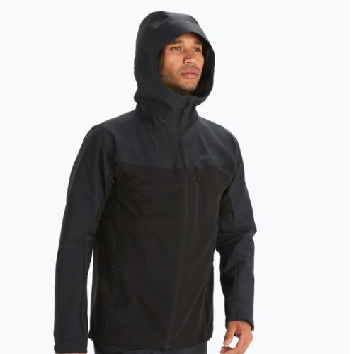 Pánská softshellová bunda Marmot ROM GORE-TEX Infinium Hoody černá M12360001