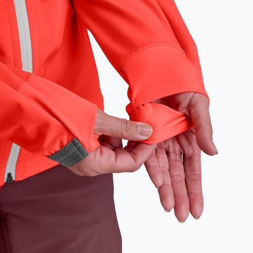 Dámská softshellová bunda ORTOVOX Berrino červená 6027200018