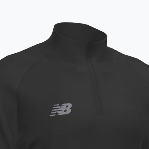 Dětská fotbalová mikina New Balance Training 1/4 Zip Knitted černá NBEJT9035