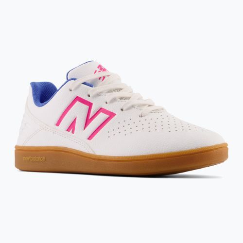 New Balance Audazo V6 Control IN Jr dětské kopačky bílé SJA3IWB6.M.045