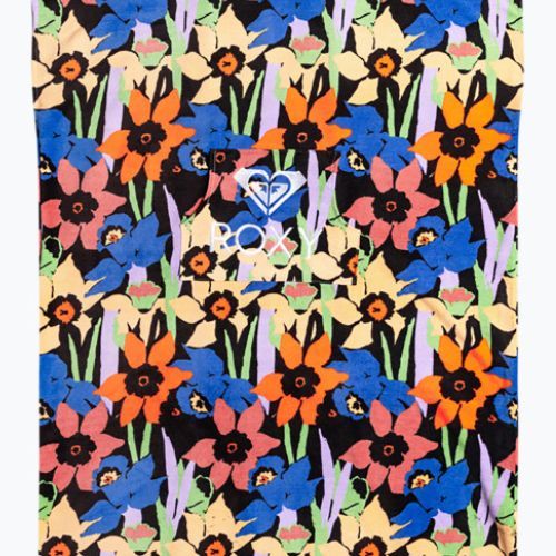 Dámská ponča ROXY Stay Magical Printed 2021 anthracite flower jammin