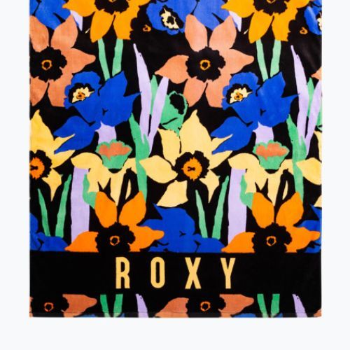Ručník ROXY Cold Water Printed 2021 anthracite flower jammin