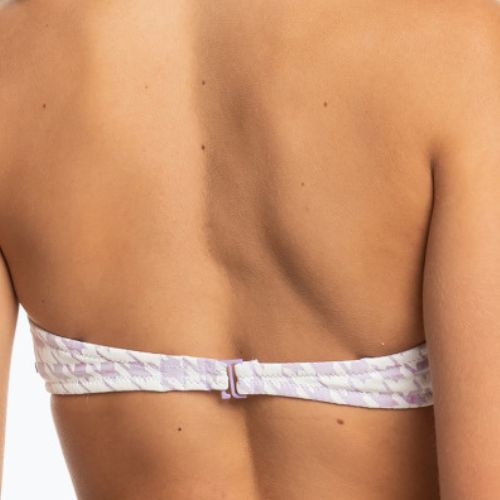 Horní díl plavek ROXY Check It Bandeau 2021 purple rose