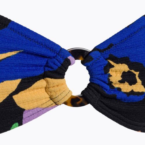 Horní díl plavek ROXY Color Jam Bandeau 2021 anthracite flower jammin