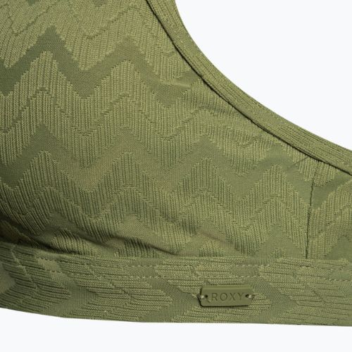 Horní díl plavek ROXY Current Coolness Bralette 2021 loden green