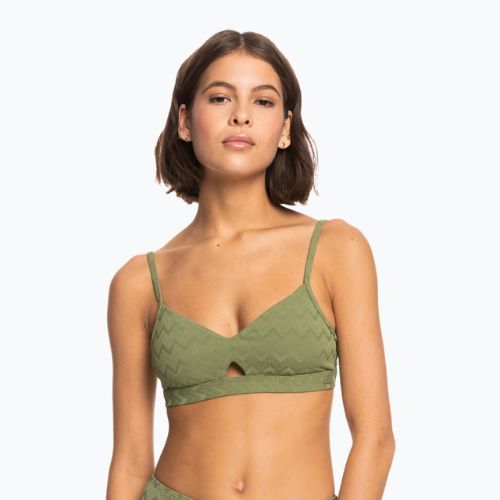 Horní díl plavek ROXY Current Coolness Bralette 2021 loden green
