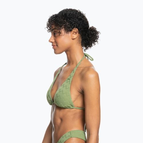 Horní díl plavek ROXY Current Coolness Elongated Triangle 2021 loden green