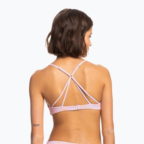 Horní díl plavek ROXY Hawaiian Heat Athletic Triangle 2021 mock orange hawaiianheat