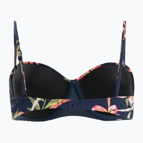 Horní díl plavek ROXY Into The Sun Mold Bandeau 2021 mood indigo tropical depht