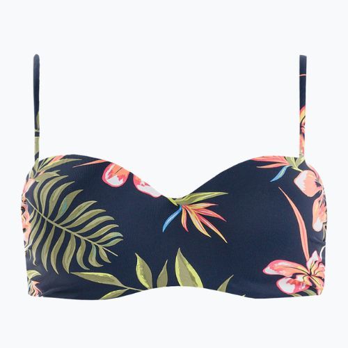Horní díl plavek ROXY Into The Sun Mold Bandeau 2021 mood indigo tropical depht