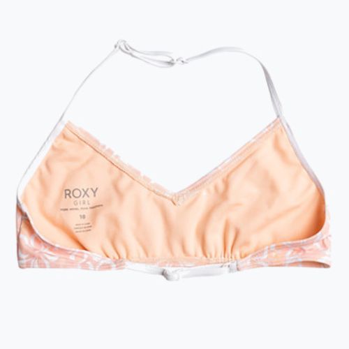 Dětské dvoudílné plavky ROXY Joyful Ride Triangle Bra Set 2021 flax hibiscus heat