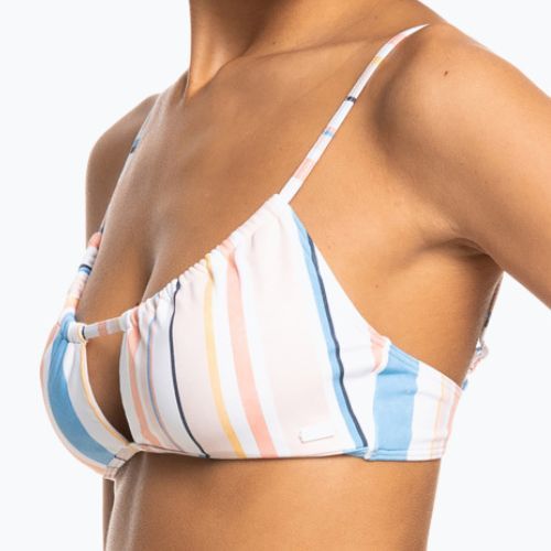 Horní díl plavek ROXY Beach Classics Bralette 2021 peach whip sand stripper