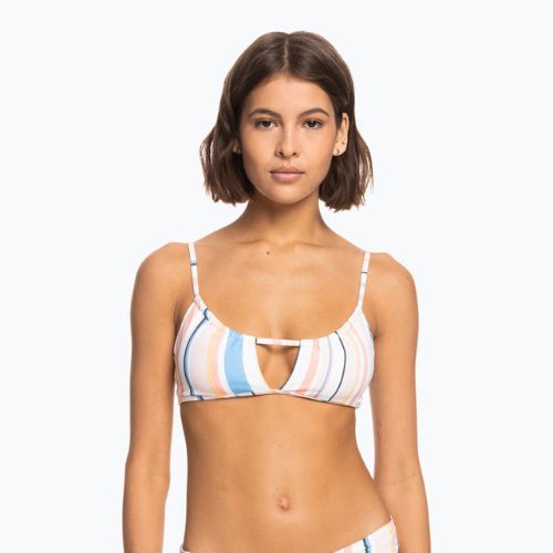 Horní díl plavek ROXY Beach Classics Bralette 2021 peach whip sand stripper