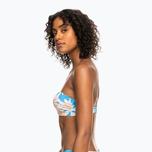 Horní díl plavek ROXY Love The Beach Vibe 2021 azure blue palm island