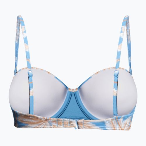Horní díl plavek ROXY Love The Beach Vibe 2021 azure blue palm island