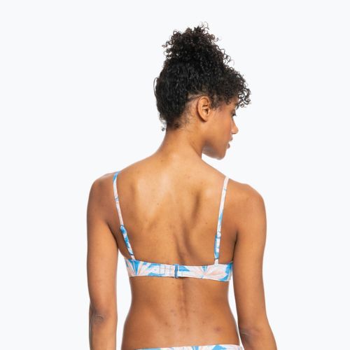 Horní díl plavek ROXY Love The Surf Knot 2021 azure blue palm island