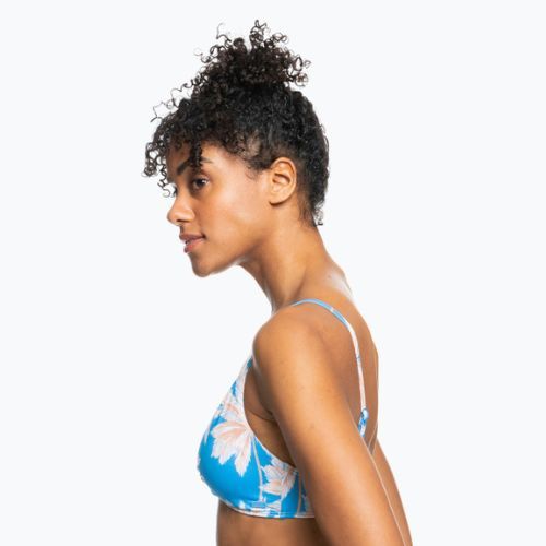 Horní díl plavek ROXY Love The Surf Knot 2021 azure blue palm island
