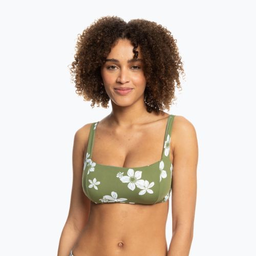 Horní díl plavek ROXY Retro D-Cup 2021 loden green surfrider spirit s