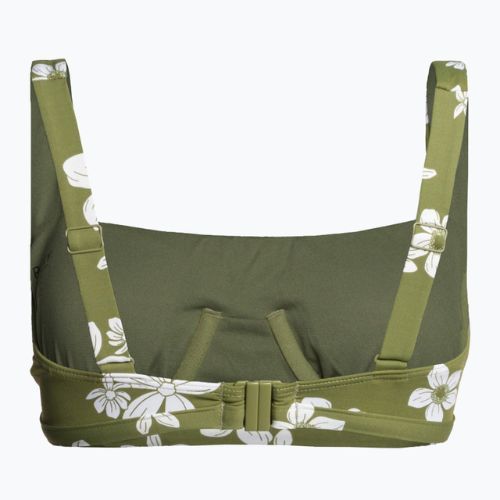 Horní díl plavek ROXY Retro D-Cup 2021 loden green surfrider spirit s