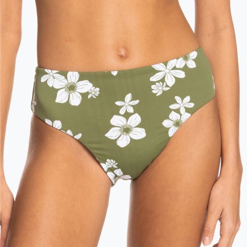 Spodní díl plavek ROXY Retro Revo Bikini Hl Midwaist 2021 loden green surfrider spirit s