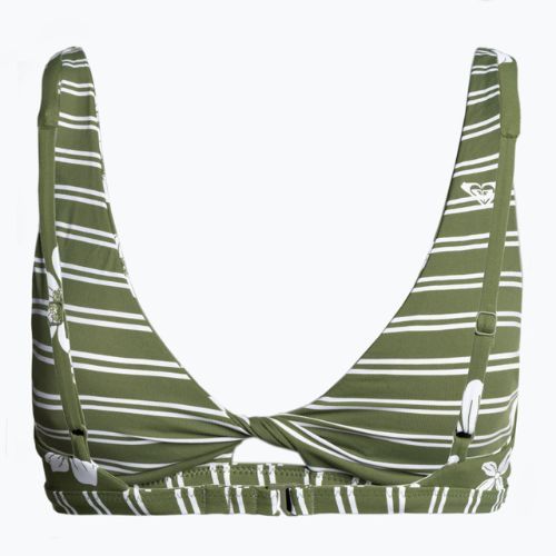 Horní díl plavek ROXY Retro Revo Twist Bra 2021 loden green surfrider spirit s