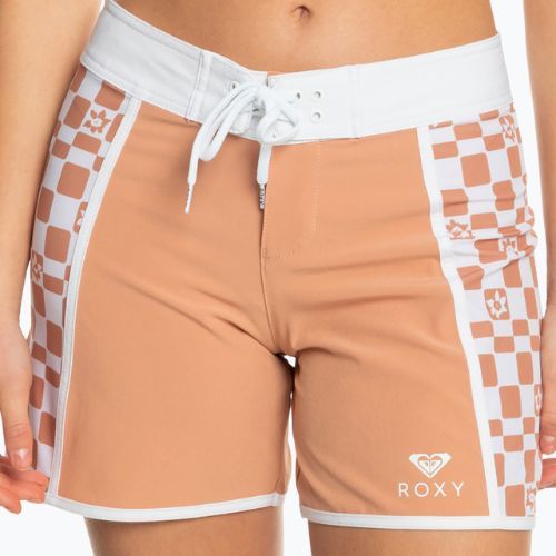 Dámské plavecké šortky ROXY Printed 5" 2021 cork flower box