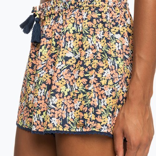 Dámské plavecké šortky ROXY Salty Tan 2021 mood indigo ditsy love