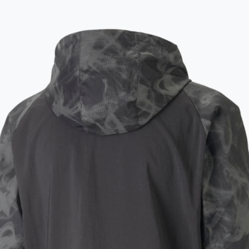 Pánská běžecká bunda PUMA Run Favorite Aop Woven černá 523389 01